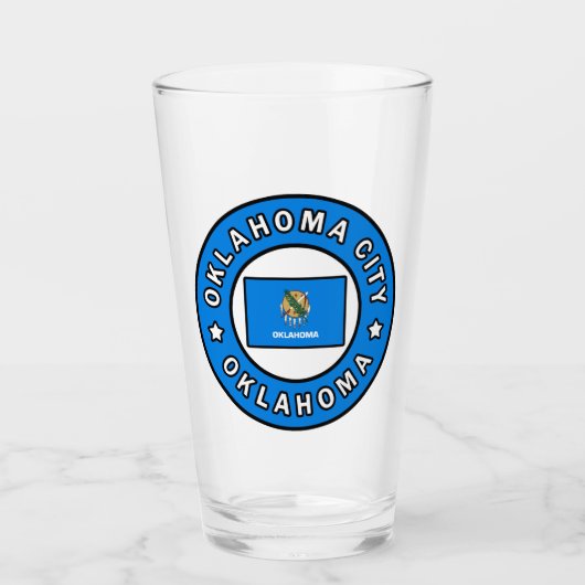 Oklahoma City Oklahoma Glas (Voorkant)