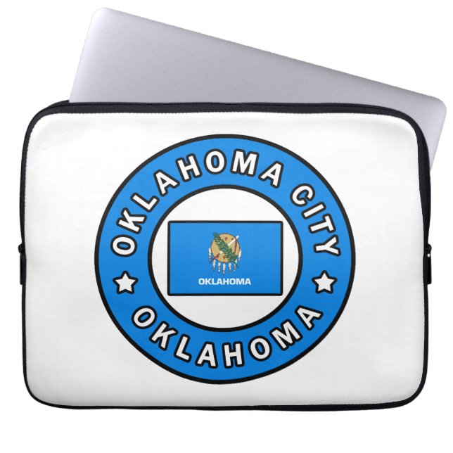 Oklahoma City Oklahoma Laptop Sleeve (Voorkant)