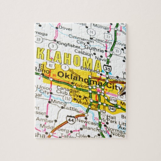 Oklahoma City, Oklahoma Legpuzzel (Verticaal)