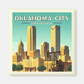  Oklahoma City Oklahoma Magneet (Voorkant)
