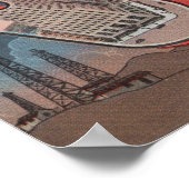 Oklahoma City, Oklahoma (Olievelden) Poster (Hoek)