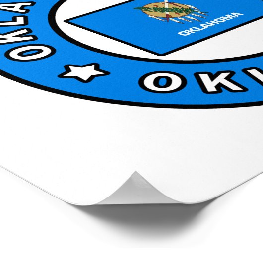 Oklahoma City Oklahoma Poster (Hoek)