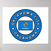 Oklahoma City Oklahoma Poster (Voorkant)