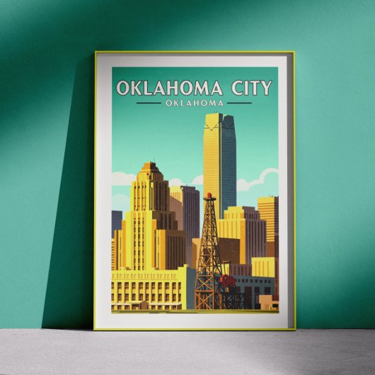 Oklahoma City Oklahoma Poster