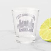 Oklahoma City, Oklahoma Shot Glas (Achterkant)
