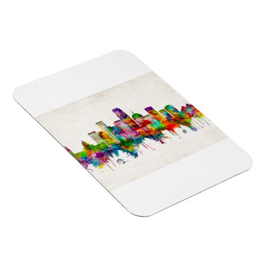 Oklahoma City Oklahoma Skyline Magneet (Rechterzijde)