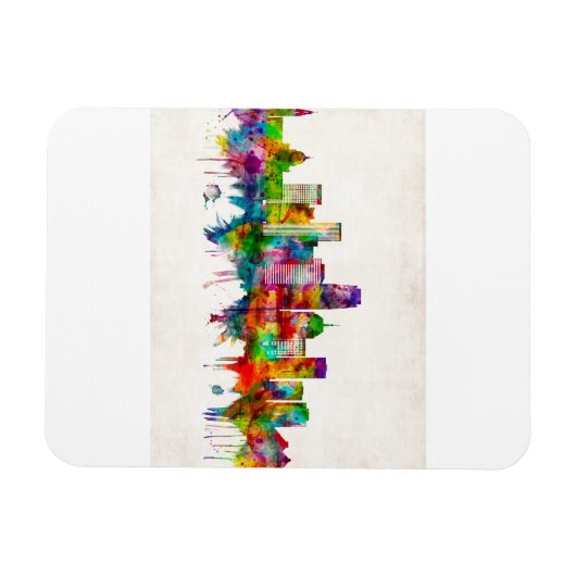 Oklahoma City Oklahoma Skyline Magneet (Horizontaal)