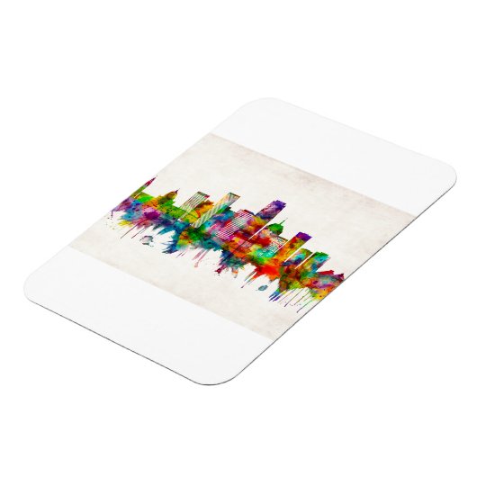 Oklahoma City Oklahoma Skyline Magneet (Linkerzijde)