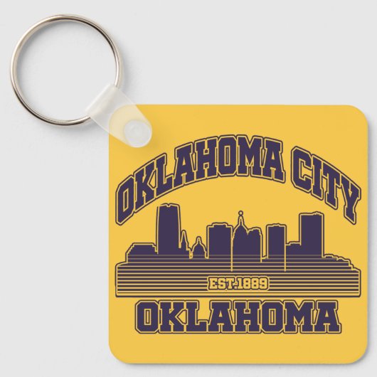 Oklahoma City, Oklahoma Sleutelhanger (Voorkant)