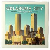  Oklahoma City Oklahoma Tegeltje (Voorkant)