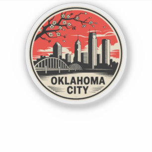 Oklahoma City Oklahoma Verenigde Staten Sticker