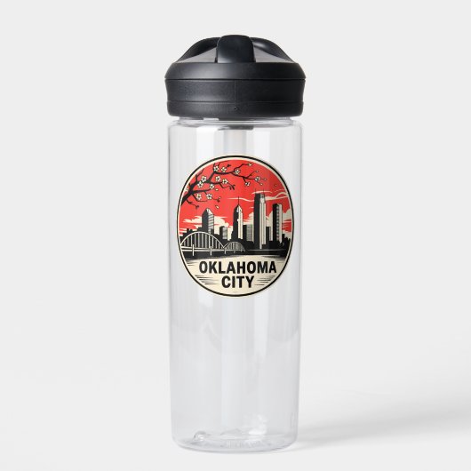 Oklahoma City Oklahoma Verenigde Staten Waterfles (Voorkant)