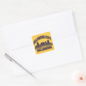 Oklahoma City, Oklahoma Vierkante Sticker (Envelop)