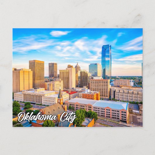 Oklahoma City, Oklahoma, VS Feestdagenkaart (Voorkant)