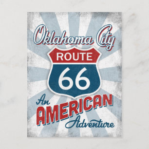 Oklahoma City Route 66  Amerika Oklahoma Briefkaart