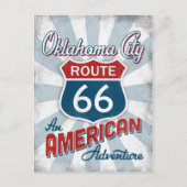 Oklahoma City Route 66  Amerika Oklahoma Briefkaart (Voorkant)