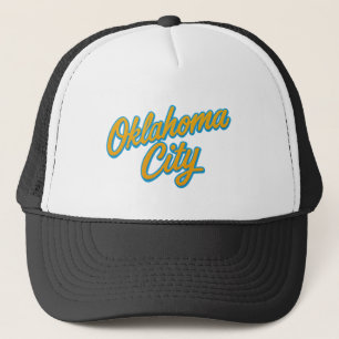 Oklahoma City Script - Retro OKC Pride Trucker Pet