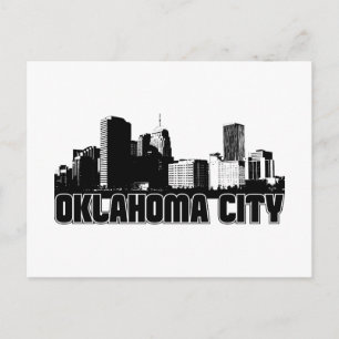 Oklahoma City Skyline Briefkaart