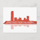 OKLAHOMA CITY SKYLINE - Briefkaart (Voorkant)