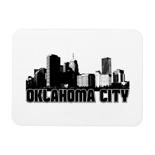 Oklahoma City Skyline Magneet