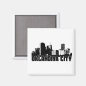 Oklahoma City Skyline Magneet (Voorkant / Achterkant)