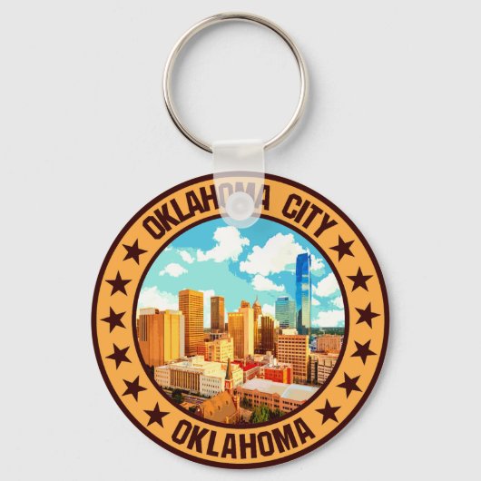 Oklahoma City Sleutelhanger (Voorkant)