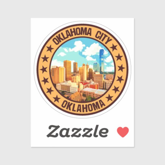 Oklahoma City Sticker (Vel)