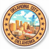 Oklahoma City Sticker (Voorkant)