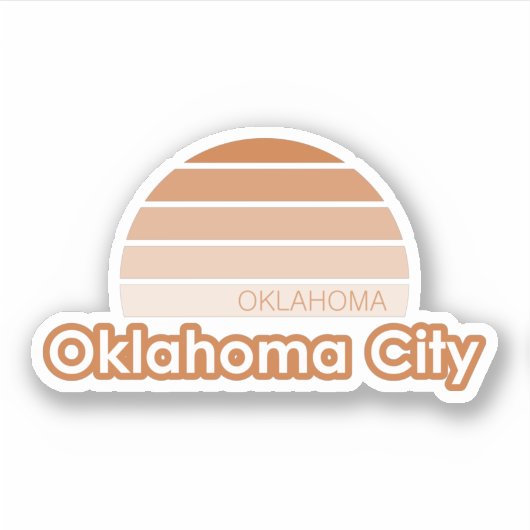 Oklahoma City Sticker (Voorkant)