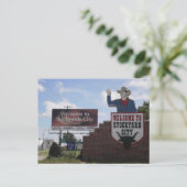 Oklahoma City Stockyards Briefkaart (Staand voorkant)