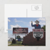 Oklahoma City Stockyards Briefkaart (Voorkant / Achterkant)