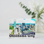 Oklahoma City Travel Uitzicht Briefkaart (Staand voorkant)