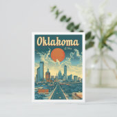 Oklahoma City Verenigde Staten Beroemde Reisplaats Briefkaart (Staand voorkant)