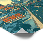 Oklahoma City Verenigde Staten Beroemde Reisplaats Poster (Hoek)