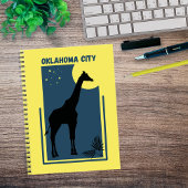 Oklahoma City Zoo Park Giraffe Geel Blauw Notitieboek
