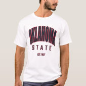 OKLAHOMA Classic Retro 90S-stijl - grijs T-shirt (Voorkant)