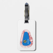 Oklahoma Climate Carabiner Bagagelabel (Achterkant verticaal)