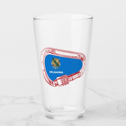 Oklahoma Climate Carabiner Glas (Voorkant)
