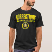 Oklahoma Correctional Officer Dunne Grey Line T-shirt (Voorkant)