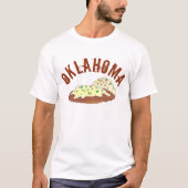 Oklahoma Country Chicken Fried Steak Foodie OK T-shirt (Voorkant)