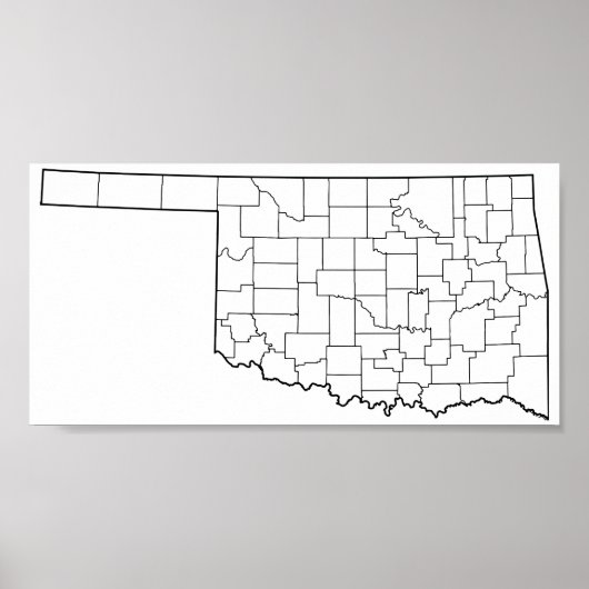 Oklahoma County's Blank overzicht (Voorkant)