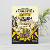 Oklahoma Cowgirl-stempel Kaart (Staand voorkant)