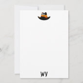 Oklahoma Cowgirl-stempel Kaart (Achterkant)