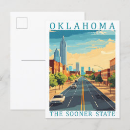Oklahoma, de snellere Amerikaanse reisplaats Briefkaart