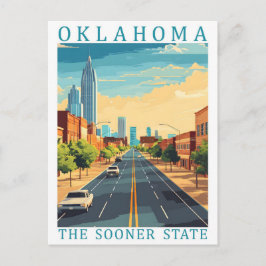 Oklahoma, de snellere Amerikaanse reisplaats Briefkaart