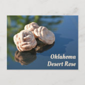 Oklahoma Desert Roos Zand Quartz Rock Fotografie Briefkaart (Voorkant)