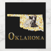 OKLAHOMA DREAM! WIJN ETIKET (Enkel label)