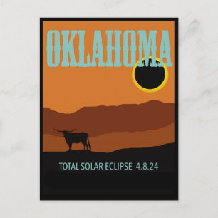 Oklahoma Eclipse Briefkaart