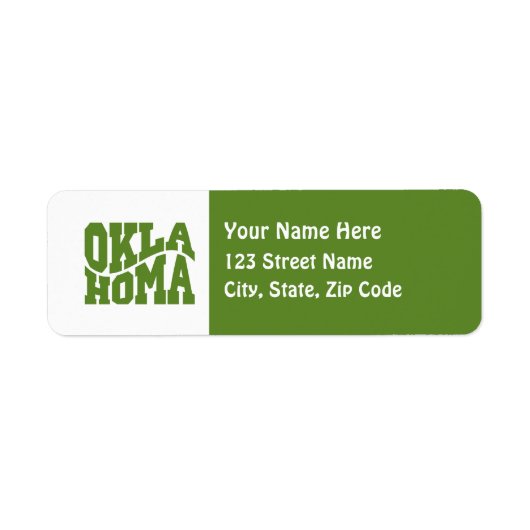 Oklahoma Etiket (Voorkant)