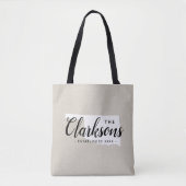 Oklahoma Family Monogram State Canvas tas